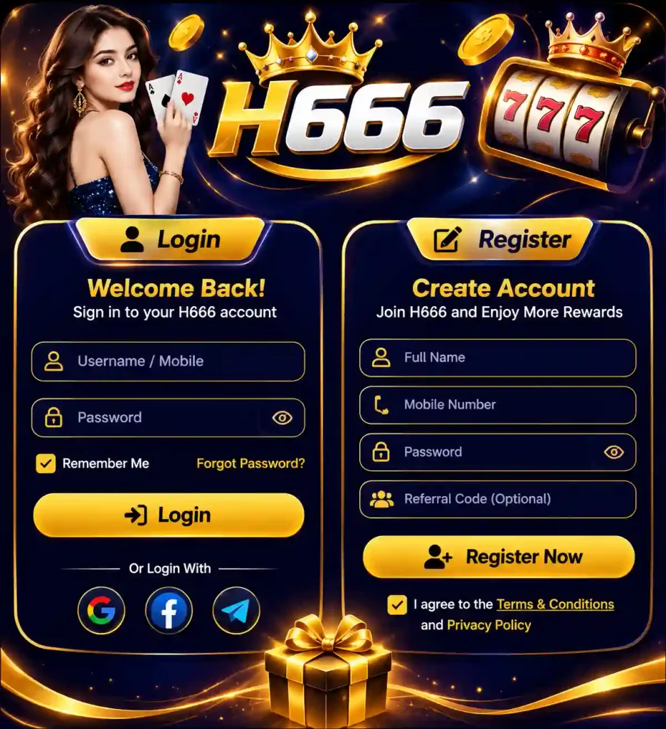H666 Game Register